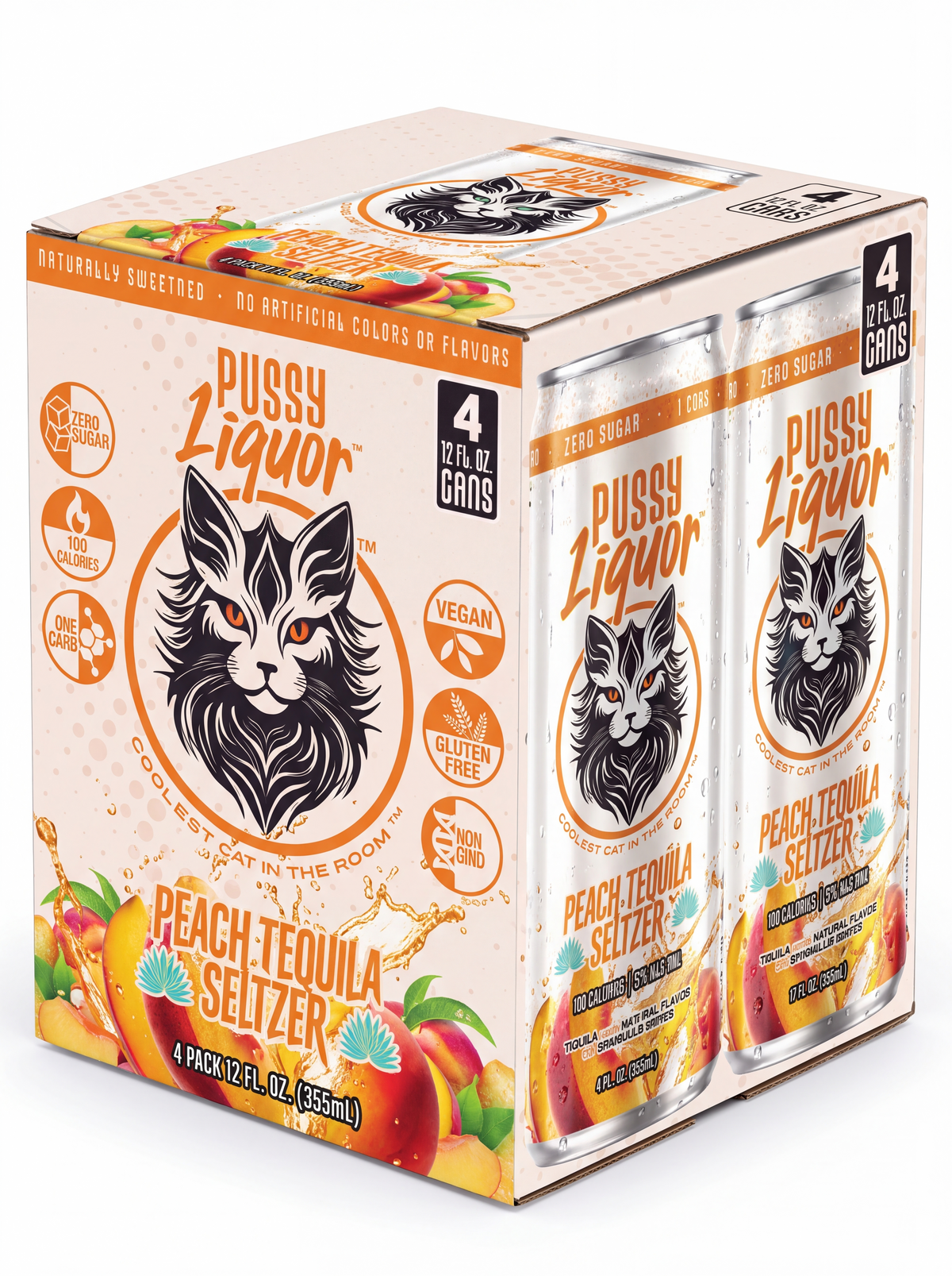Peach Tequila Seltzer
